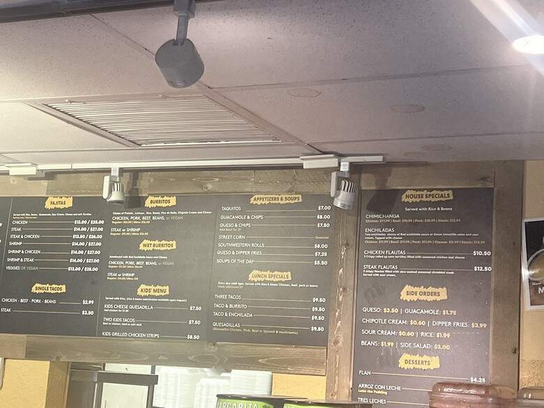 Taco Rico Tex Mex Cafe - Coral Gables, FL menu_pic