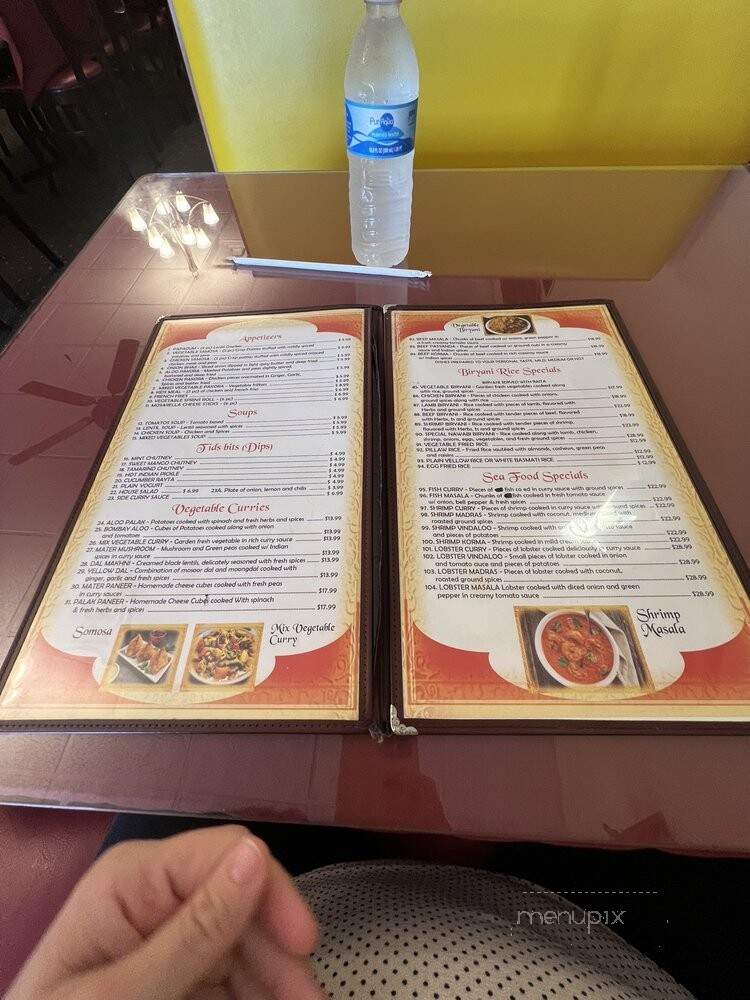 Taj Indian Restaurant - Orlando, FL menu_pic
