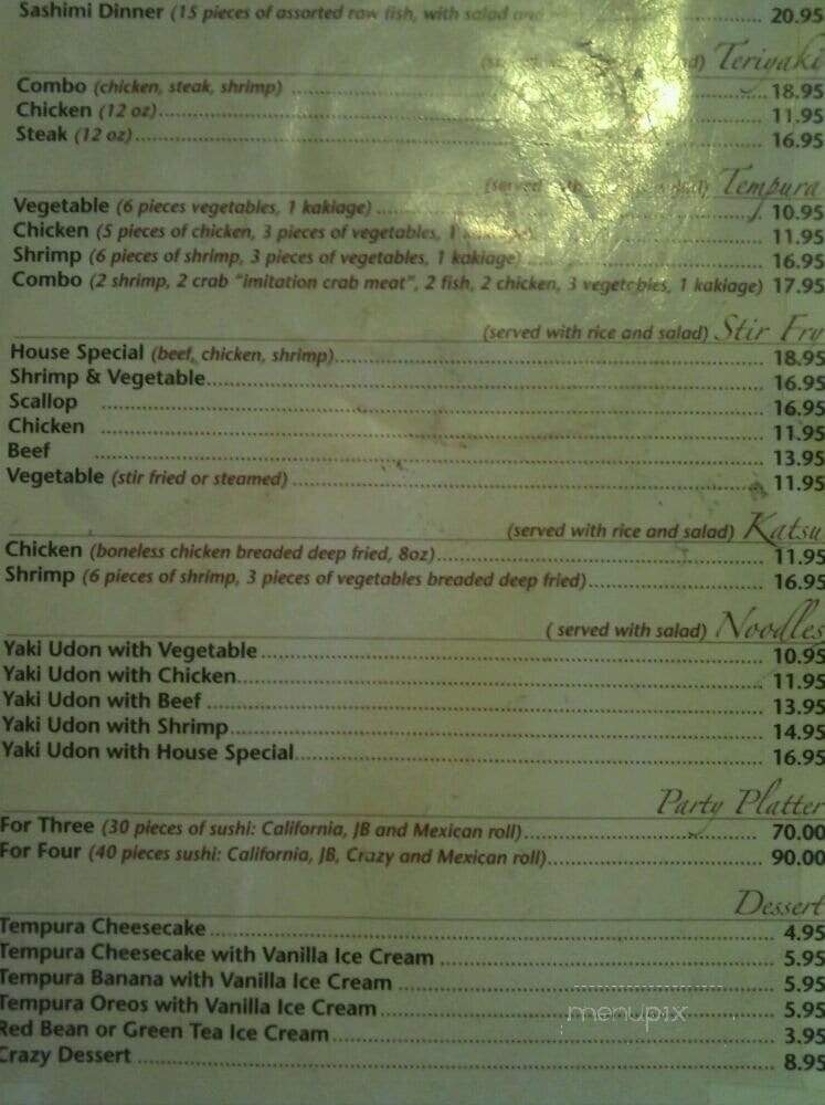 Take Sushi - Pompano Beach, FL menu_pic