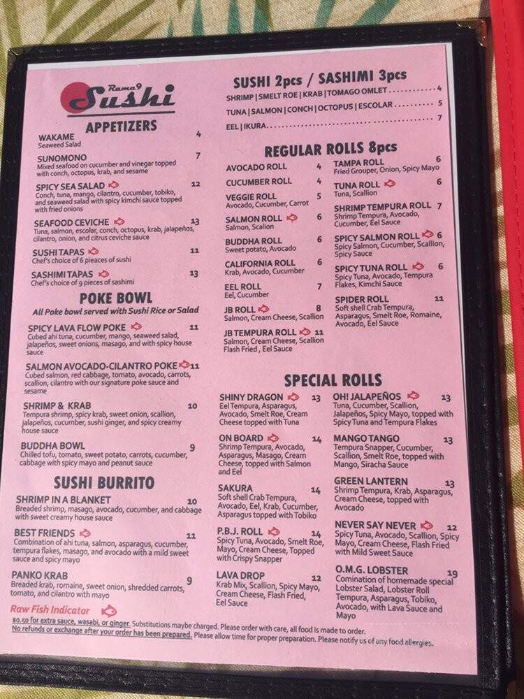 Talay Thai Restaurant - Redington Shores, FL menu_pic