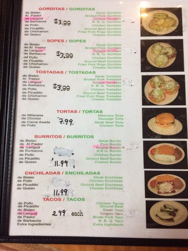 Taqueria Elvira - Lake Worth, FL menu_pic