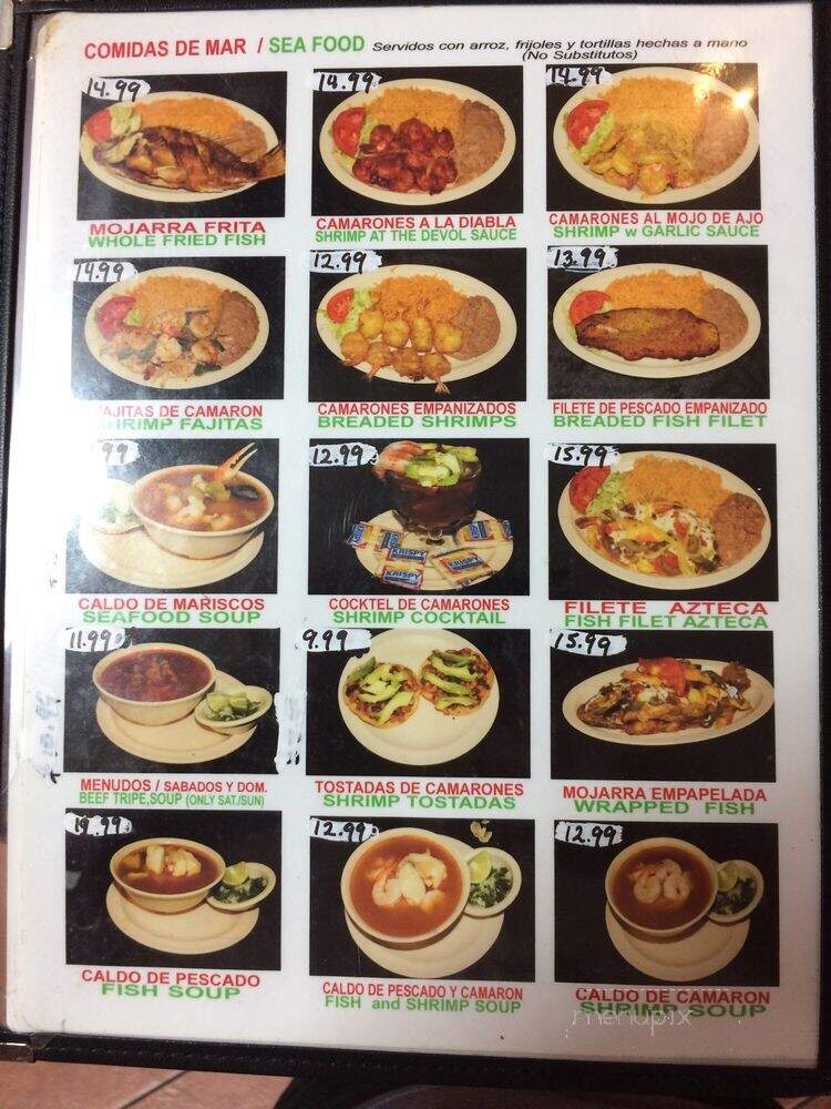 Taqueria Elvira - Lake Worth, FL menu_pic