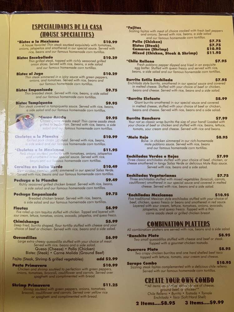 Taqueria My Rachito - Ocala, FL menu_pic