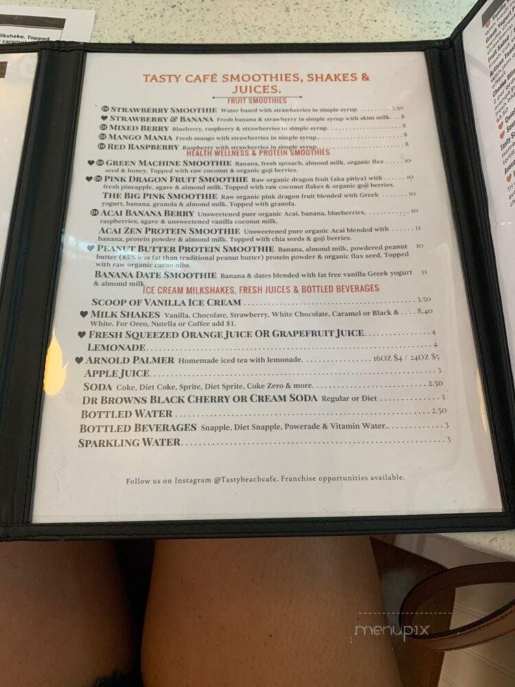 Tasti Cafe - Miami Beach, FL menu_pic
