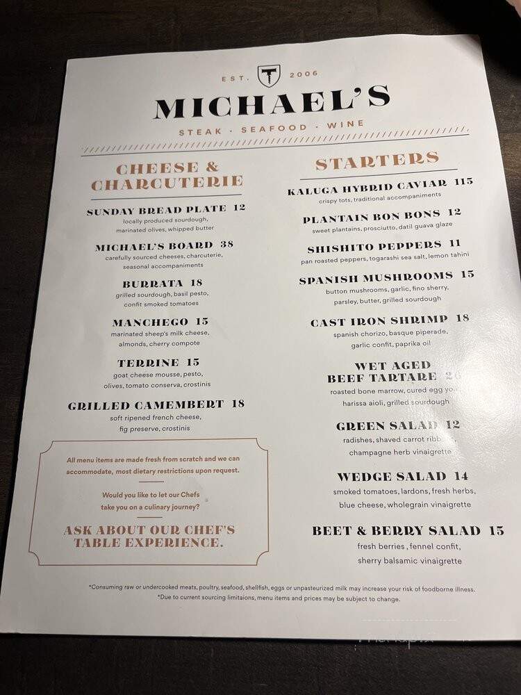 Michael's Tasting Room - St Augustine, FL