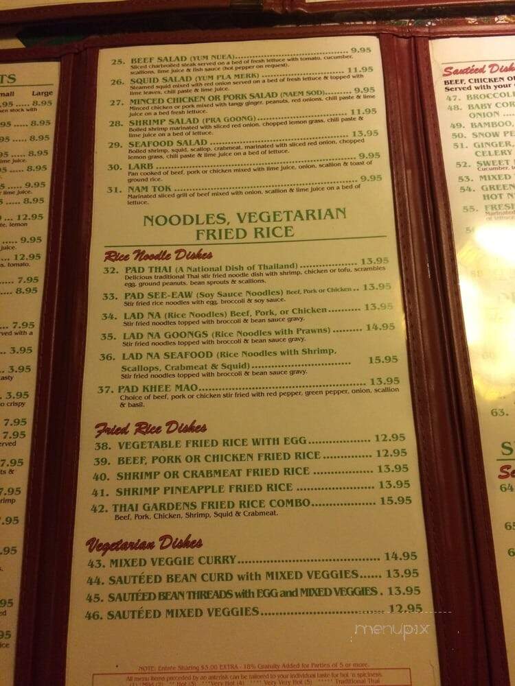 Thai Gardens - Fort Myers, FL menu_pic