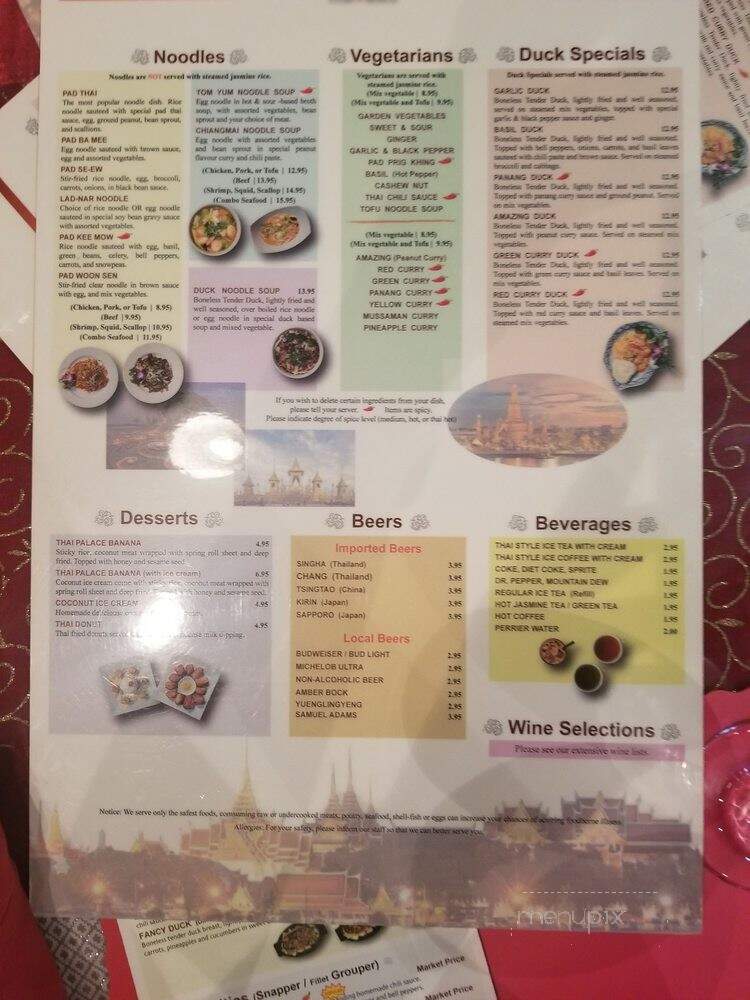 Thai Palace - Bradenton, FL menu_pic