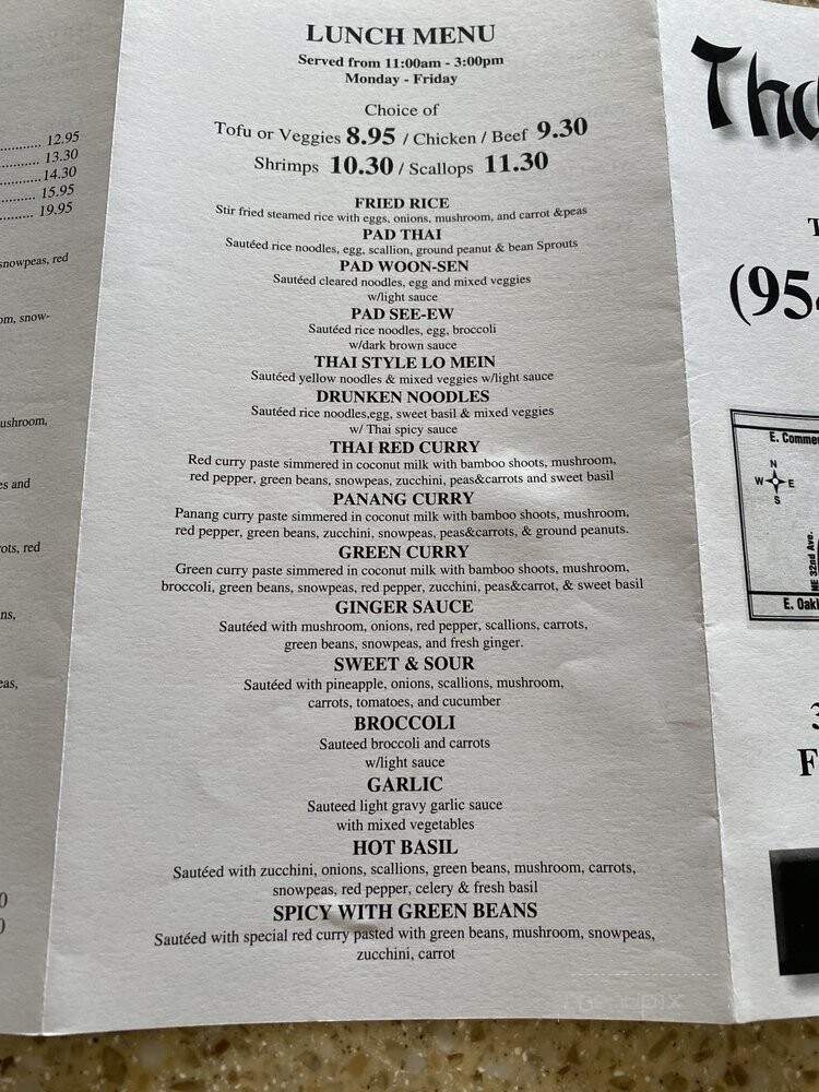 Thai To Go - Fort Lauderdale, FL menu_pic