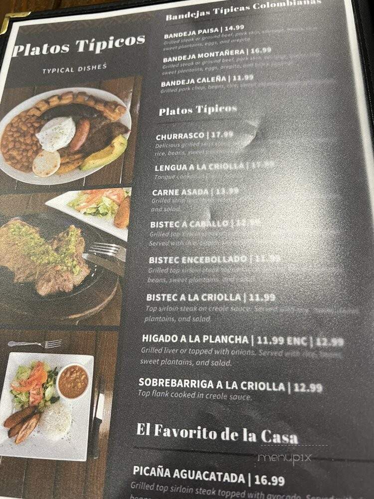Tienda Vieja - Hollywood, FL menu_pic