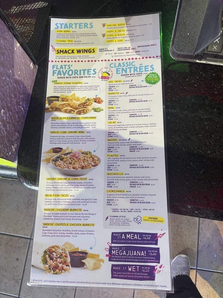 Tijuana Flats - Orlando, FL menu_pic