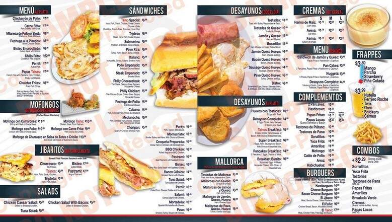 Tony's Bakery & Deli - Orlando, FL menu_pic