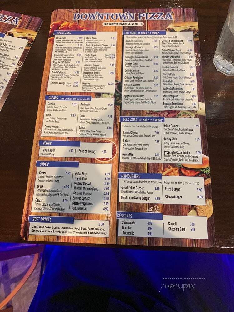 Tony's Pizzeria & Ristorante - Clearwater, FL menu_pic