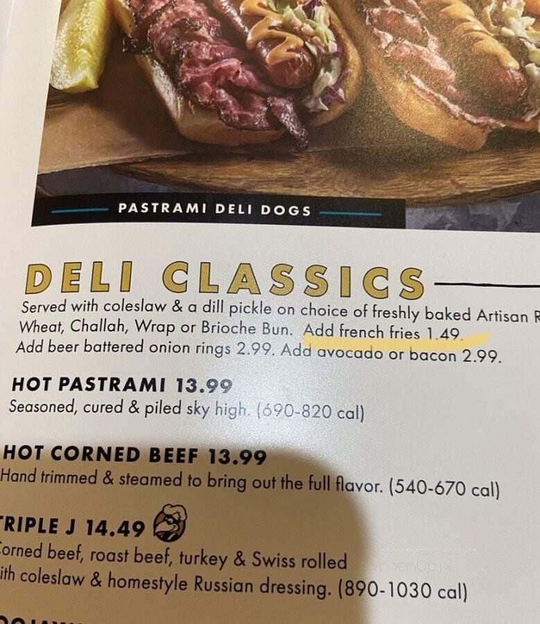 TooJay's Deli • Bakery • Restaurant - Vero Beach, FL menu_pic
