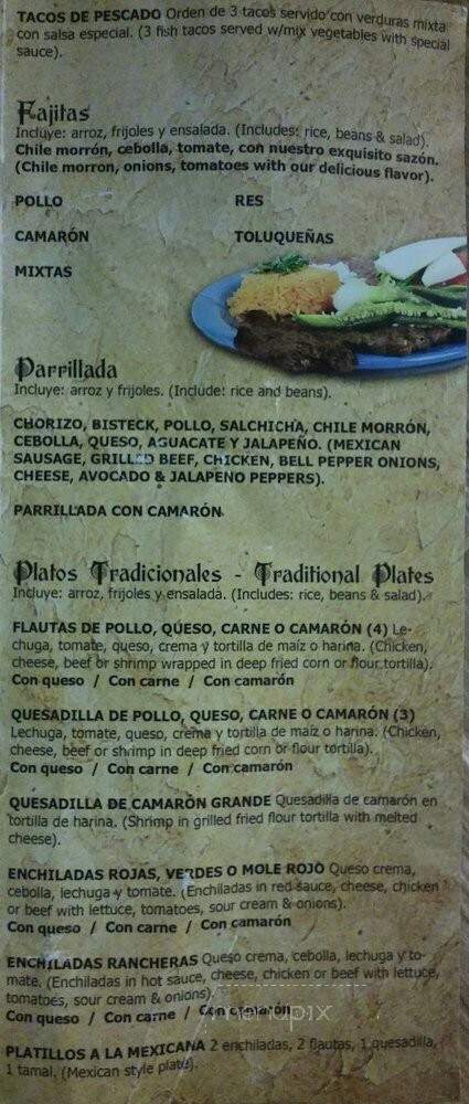 Tortilleia La Mexicana - Sanford, FL menu_pic