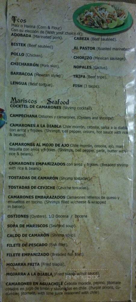 Tortilleia La Mexicana - Sanford, FL menu_pic