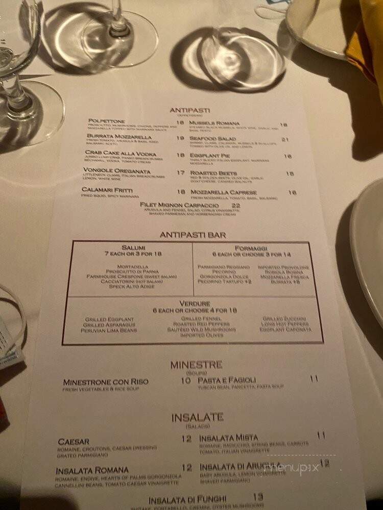 Trattoria Romana - Boca Raton, FL menu_pic