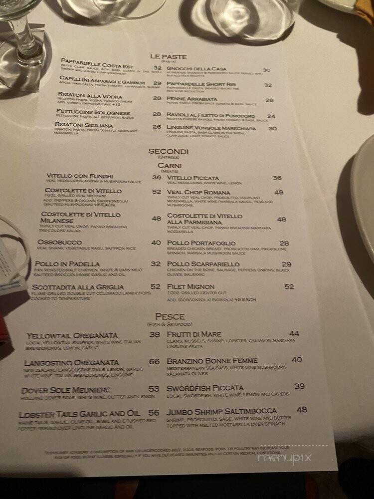 Trattoria Romana - Boca Raton, FL menu_pic