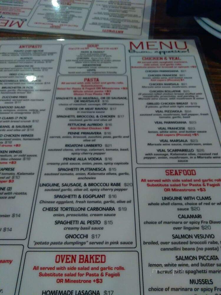 Umberto's Restaurant & Pizza - Fort Lauderdale, FL menu_pic