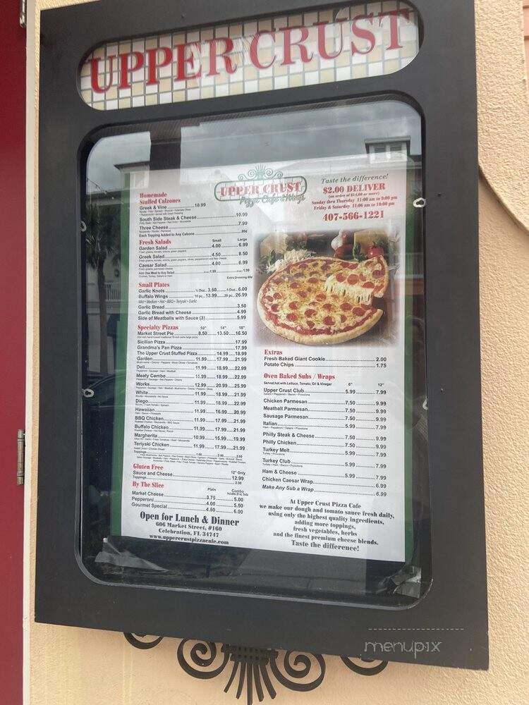 Upper Crust Pizza - Kissimmee, FL menu_pic
