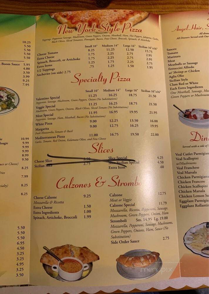 Valentino's New York Style - Titusville, FL menu_pic