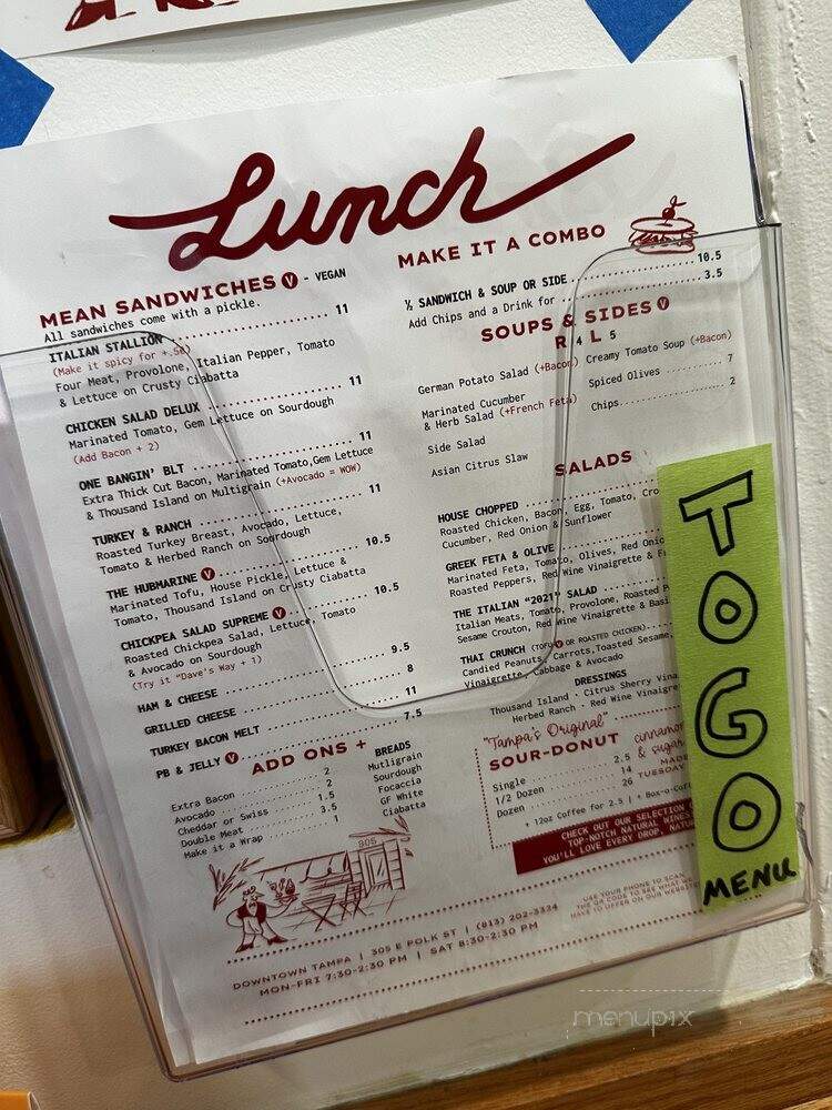 Vitality Foodservice - Tampa, FL menu_pic
