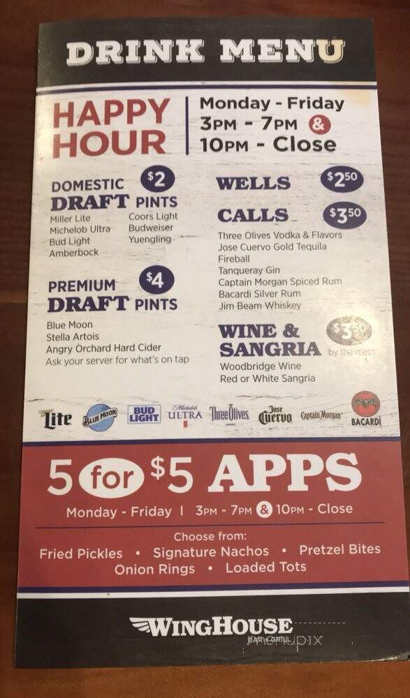 WingHouse Bar & Grill - Tampa, FL