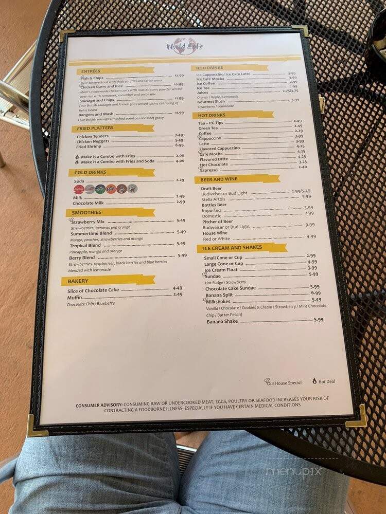 World Cafe Intl - Orlando, FL menu_pic
