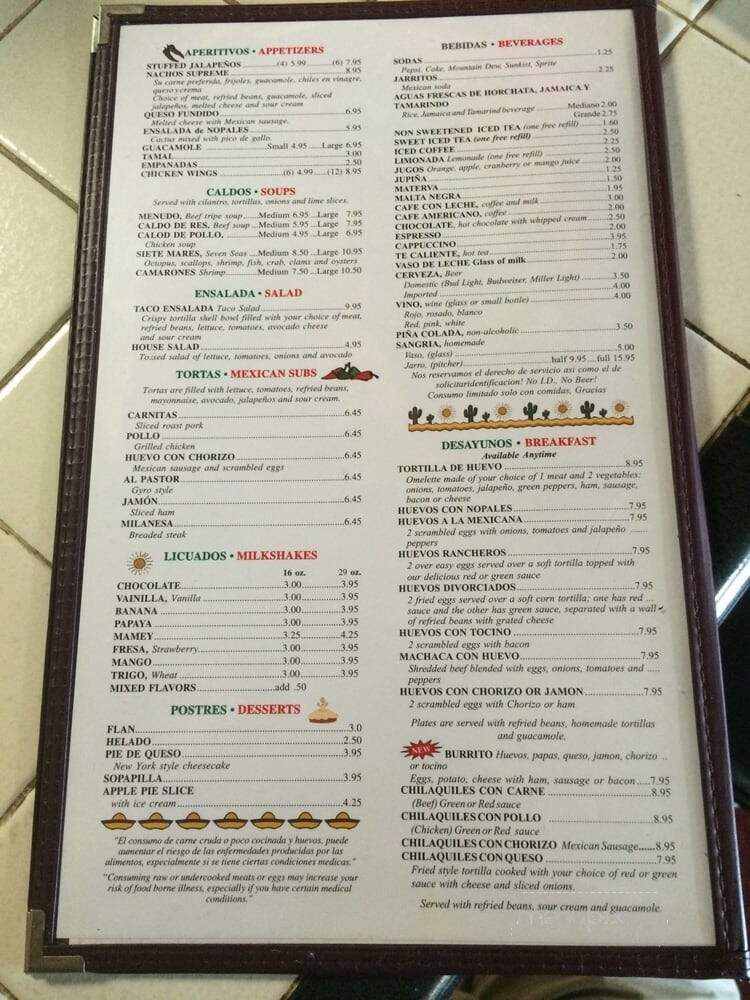 Zapata Mexican Rotisserie - Lake Worth, FL menu_pic