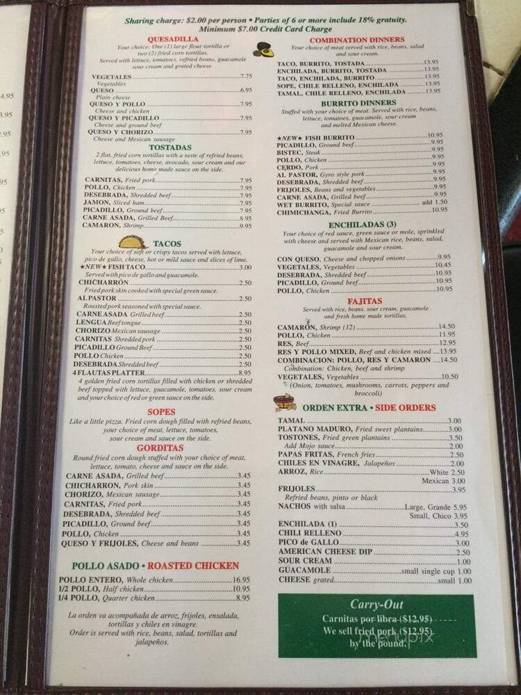 Zapata Mexican Rotisserie - Lake Worth, FL menu_pic