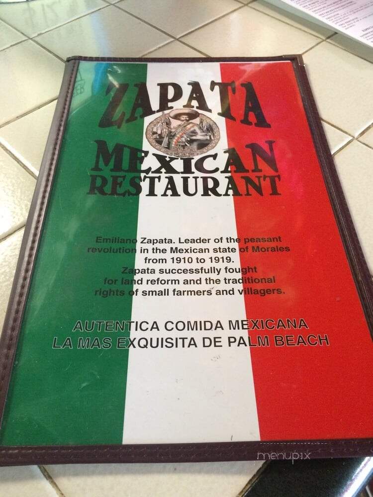 Zapata Mexican Rotisserie - Lake Worth, FL menu_pic