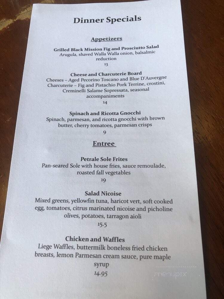 Bread & Ink Cafe - Portland, OR menu_pic