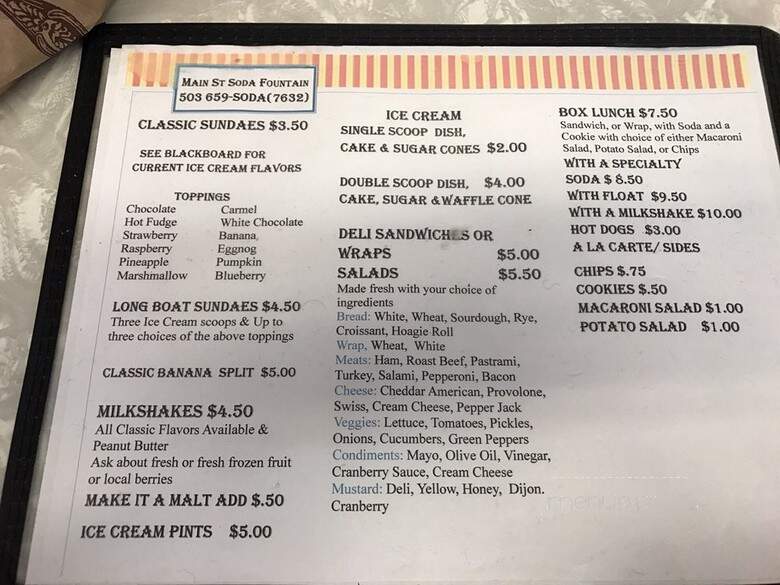 Main Street Soda Fountain - Portland, OR