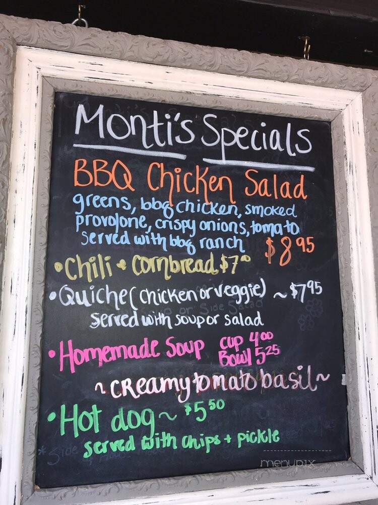Monti's Cafe - Portland, OR menu_pic
