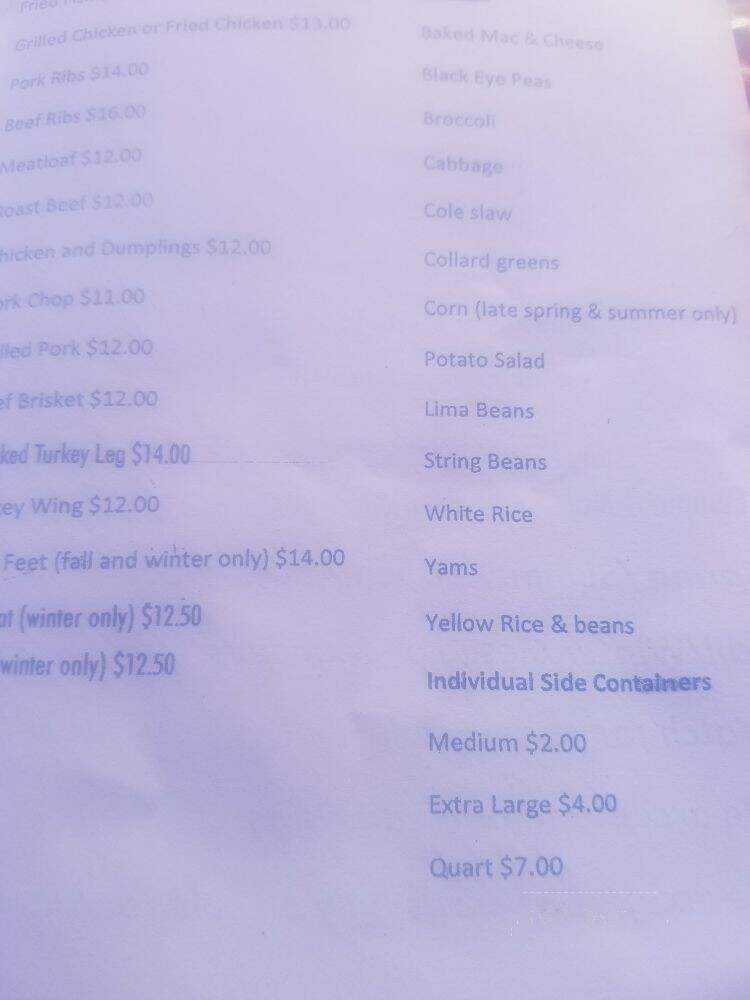 Sunset Restaurant & Barbeque - New Castle, DE menu_pic