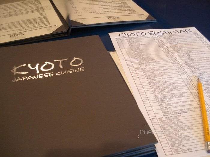 Kyoto Japanese Restaurant - Wilmington, DE menu_pic