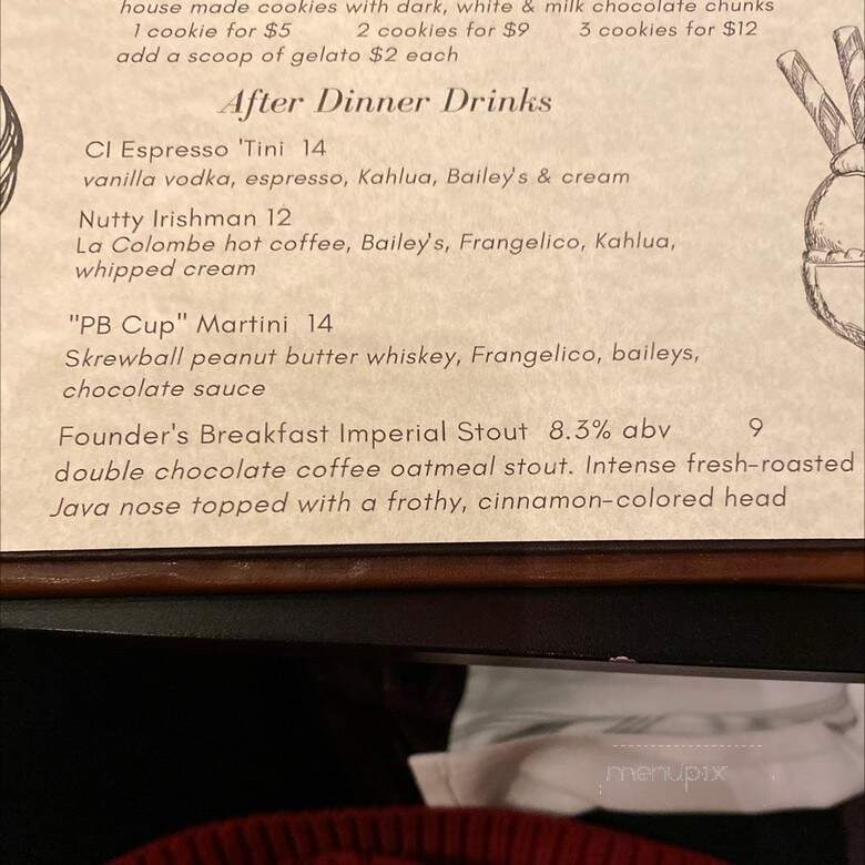 Columbus Inn - Wilmington, DE menu_pic