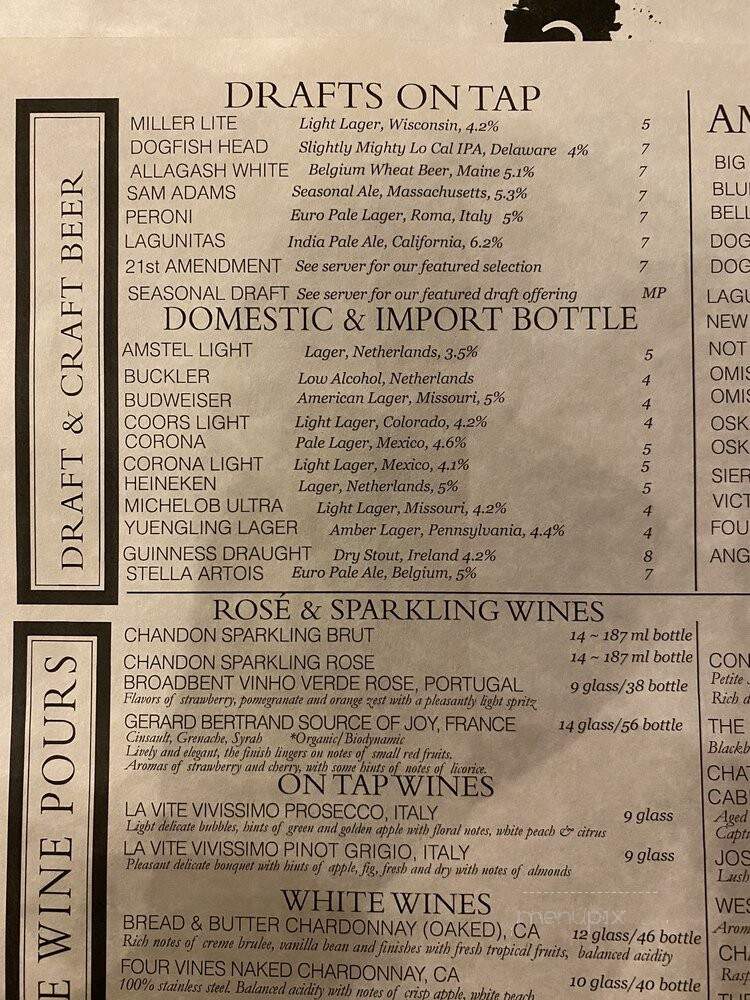 Columbus Inn - Wilmington, DE menu_pic