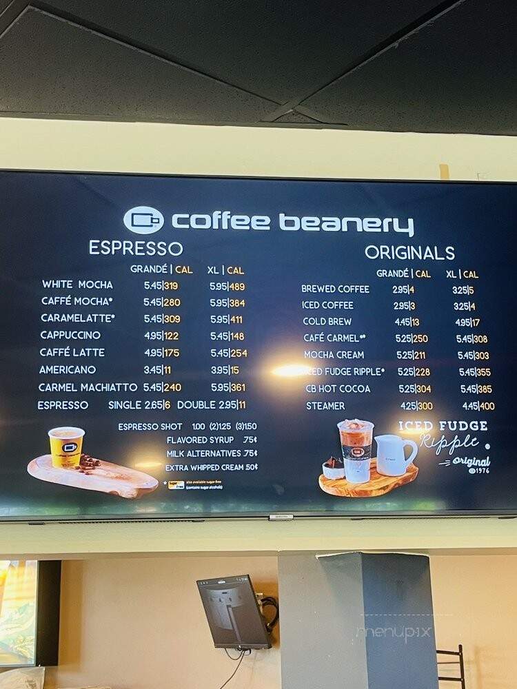 Coffee Beanery - Brighton, MI menu_pic
