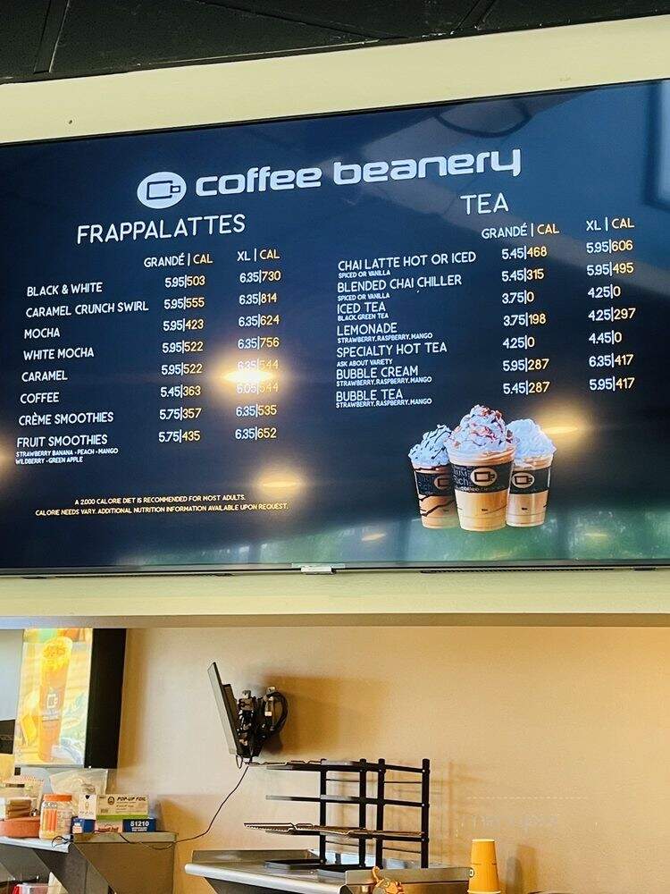 Coffee Beanery - Brighton, MI menu_pic