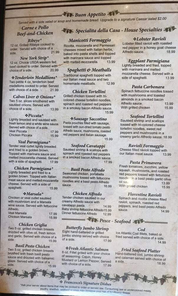 Country Inn - St Louis, MI menu_pic
