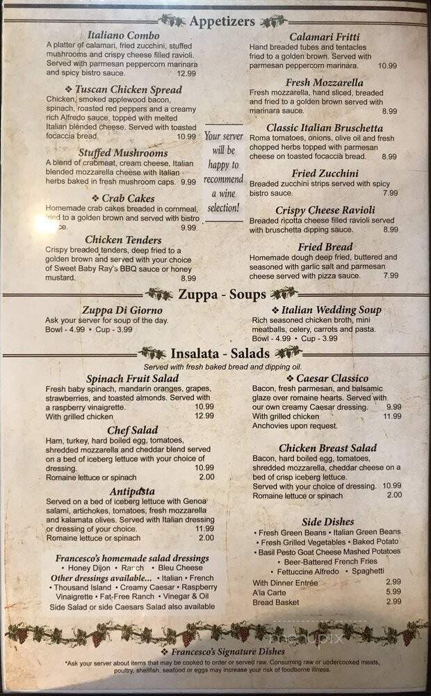 Country Inn - St Louis, MI menu_pic