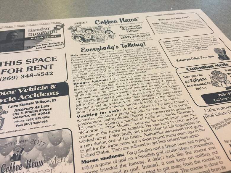 Chicken Coop - Portage, MI menu_pic