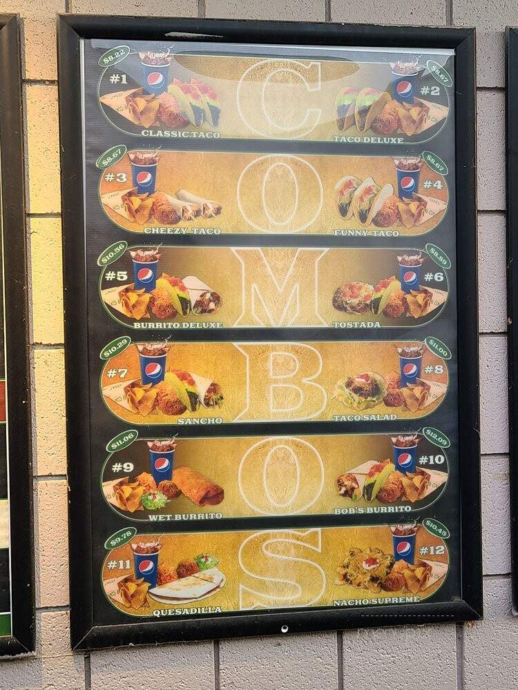 Taco Bob's - Portage, MI menu_pic