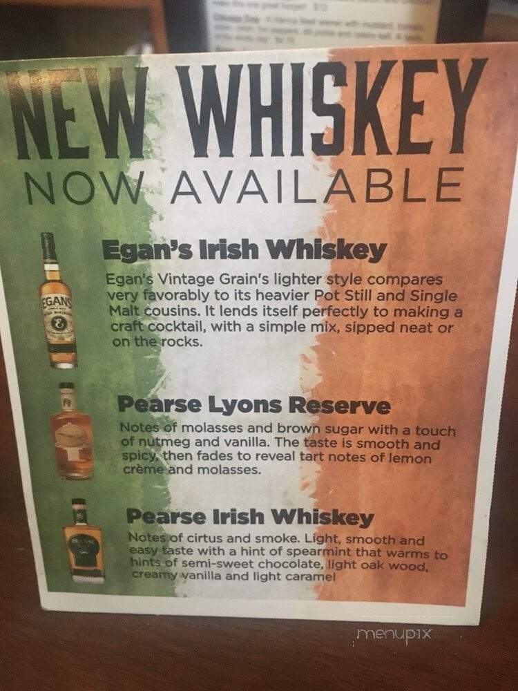 O'Duffy's Pub - Kalamazoo, MI menu_pic