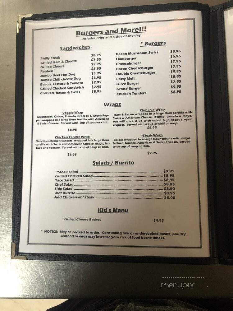 Country Fare Restaurant - Grand Junction, MI menu_pic