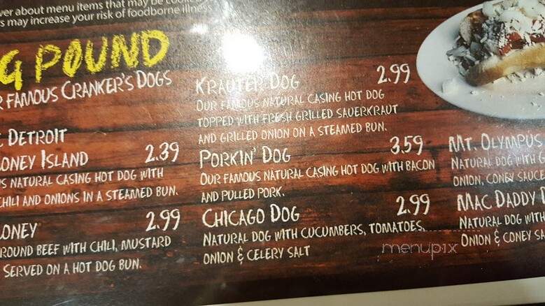 Cranker's Coney Island - Big Rapids, MI menu_pic
