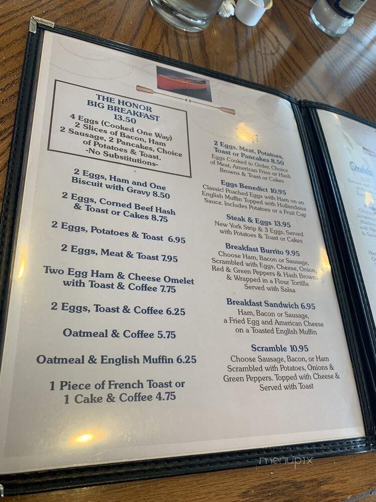 Money's Platte River Inn - Honor, MI menu_pic
