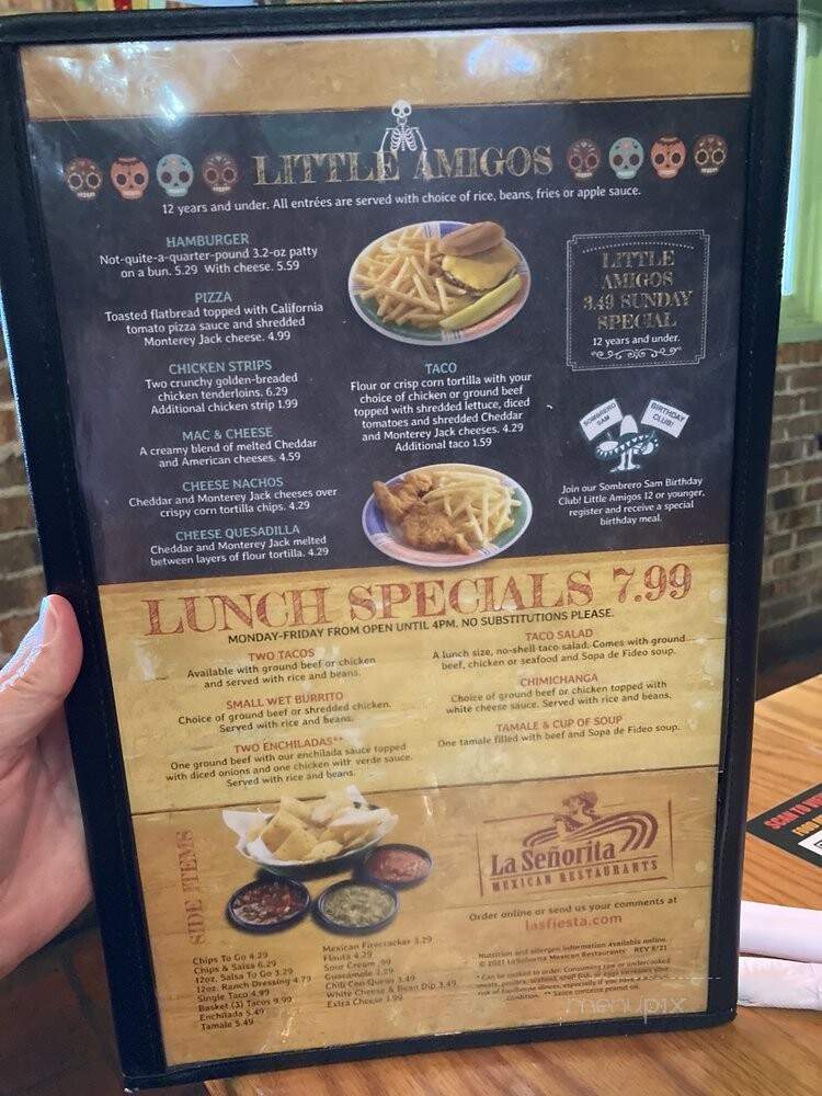 La Senorita - Traverse City, MI menu_pic
