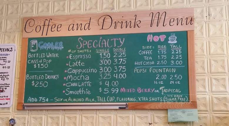 Falling Rock Cafe & Book Store - Munising, MI menu_pic