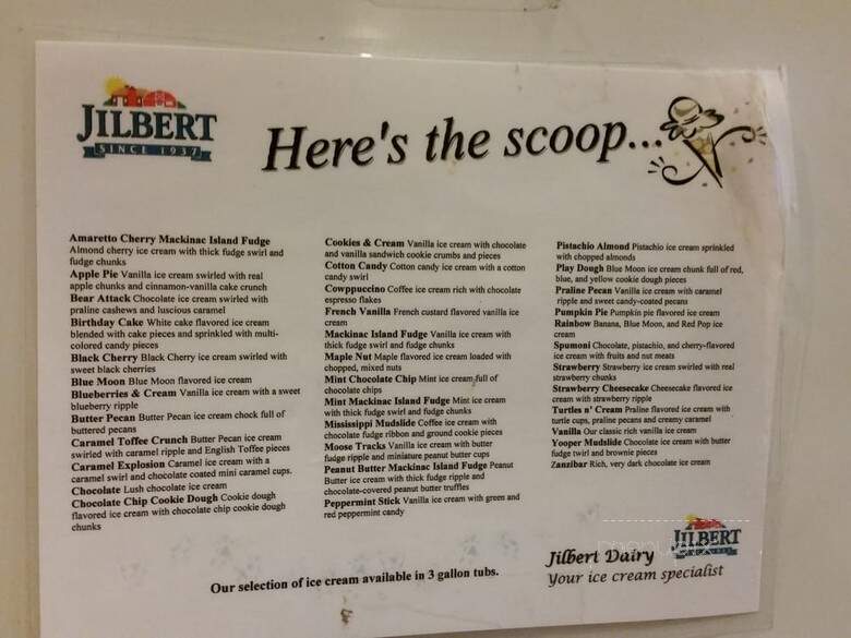 Falling Rock Cafe & Book Store - Munising, MI menu_pic